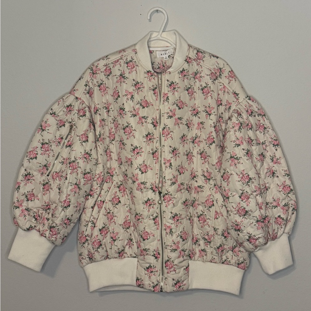 Mabel oversized floral jacket